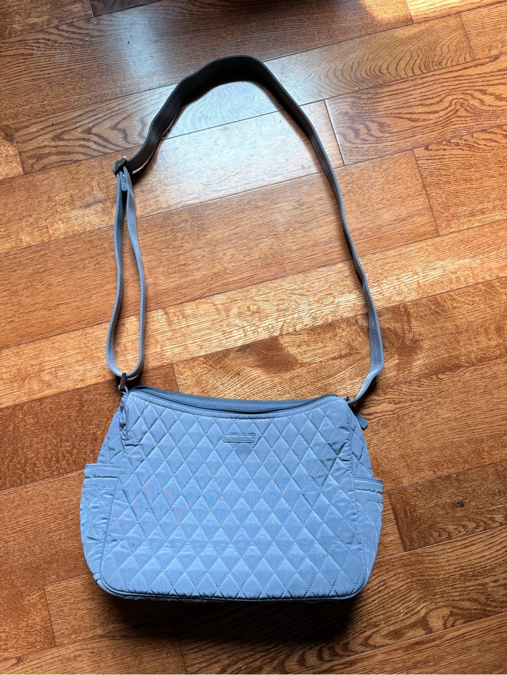Vera Bradley Quilted Dark Gray Crossbody Bag